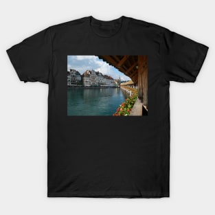 Kapellbrucke - Chapel Bridge of Lucerne T-Shirt